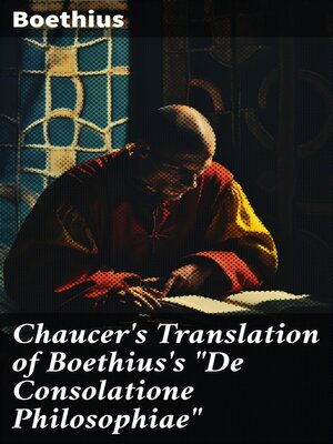 cover image of Chaucer's Translation of Boethius's "De Consolatione Philosophiae"
